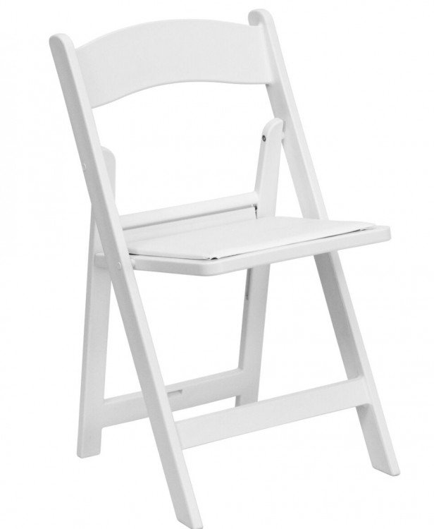 Resin White Folding Chairs