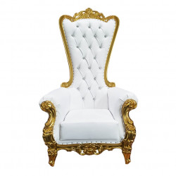 King Throne Chair Gold