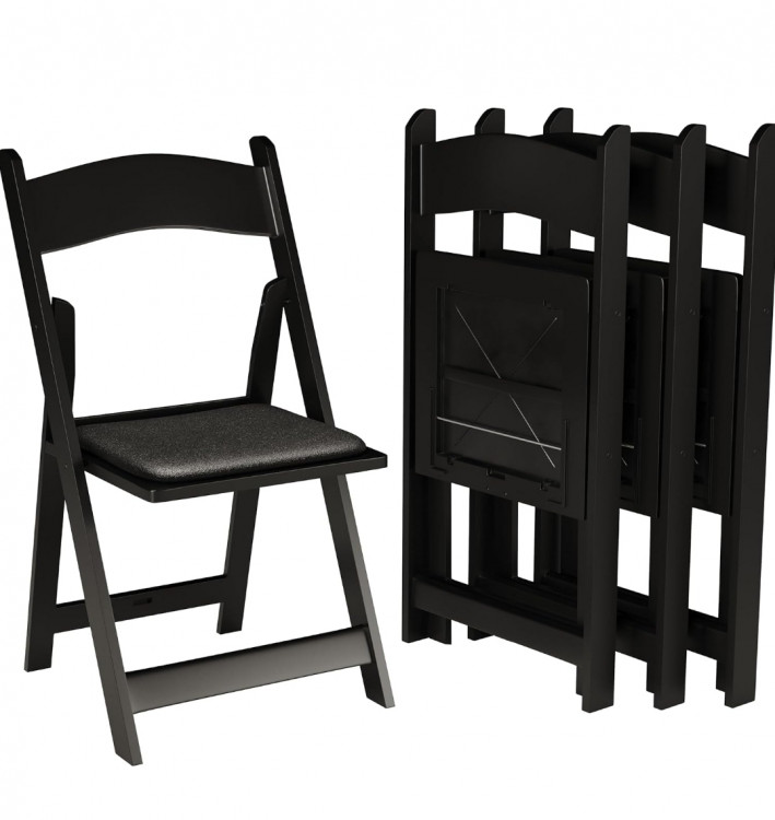 Resin Black Folding Chairs