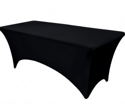 Spandex Tablecloth Black