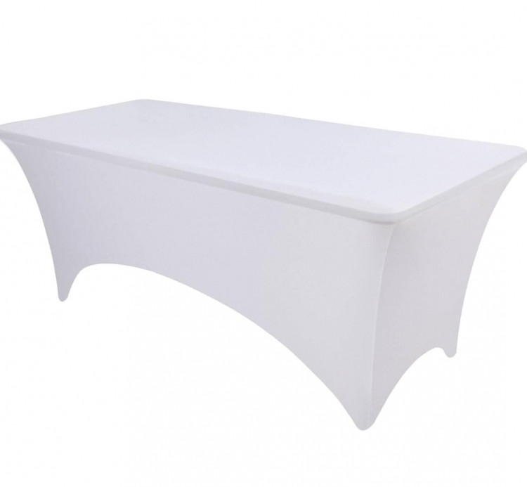 Spandex Tablecloth White