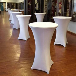 Cocktail Round Table White