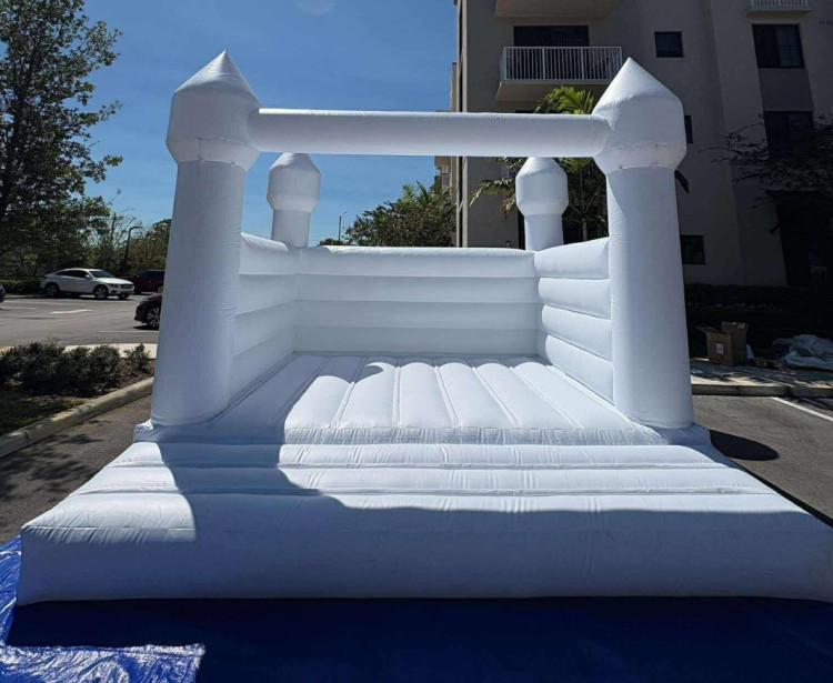 White Wedding Bounce House